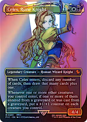 Celes, Rune Knight (Portrait Foil)